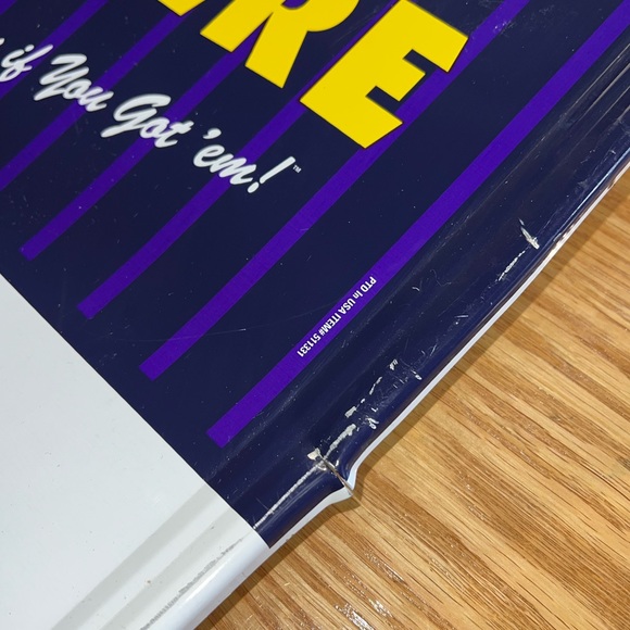 Vintage 90s Moonlight Tobacco Co. 1996 Advertising Metal Store Display Sign 27” - Picture 4 of 14